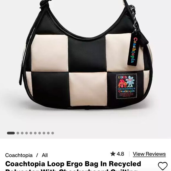 Coachtopia Loop Ergo Bag With Checkerboard Quilting - SOLD OUT - - Picture 3 of 10